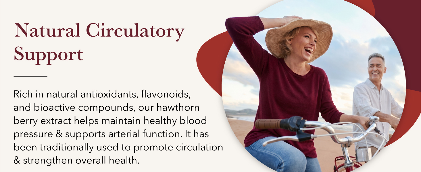 Kroeger Herb, Circu Flow, Holistic Heart Supplement and Circulation Health with Hawthorn Berry, Daily Circulation Supplement for Vascular Support with Hawthorn, Non-GMO, 270 Capsules, Made in USA