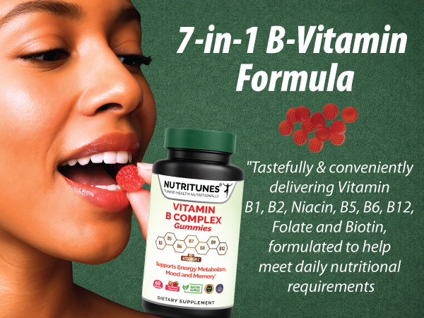 Vitamin B Complex Gummies - 60 Gummies
