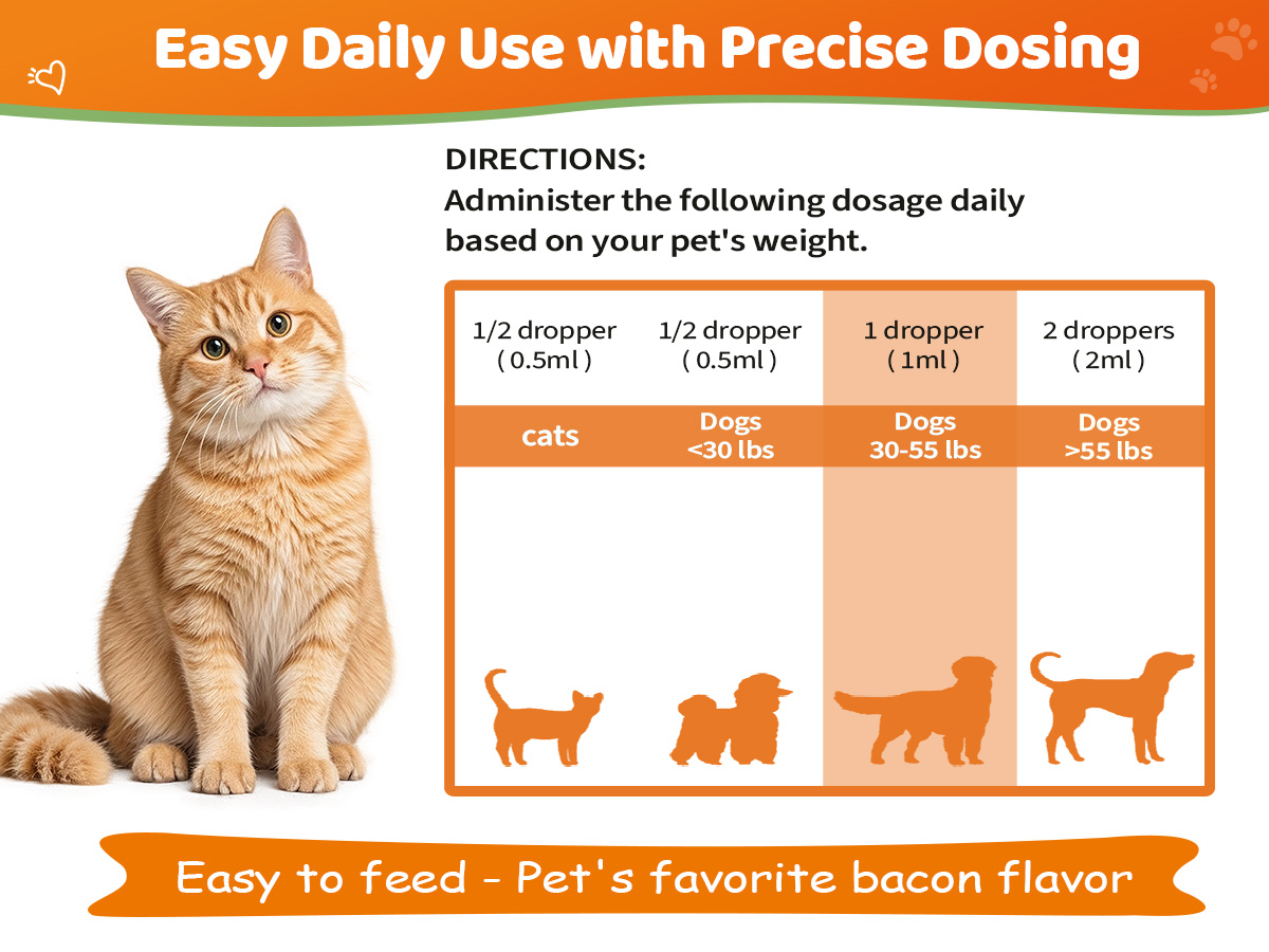 6-in-1 Kidney Support for Cats & Dogs – Promotes Healthy Kidney Function, Energy Levels & Fluid Balance – Veterinarian Formulated Herbal Supplement with Vitamin B2 & B6 – 2 fl oz (59 ml)