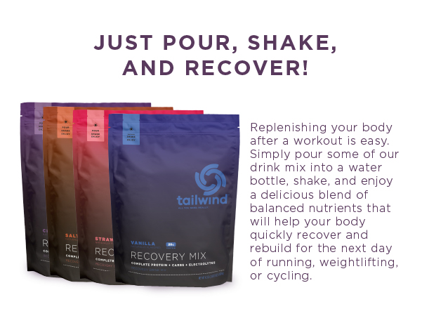 Tailwind Nutrition Recovery Mix, Vanilla, 20-Serving Bag