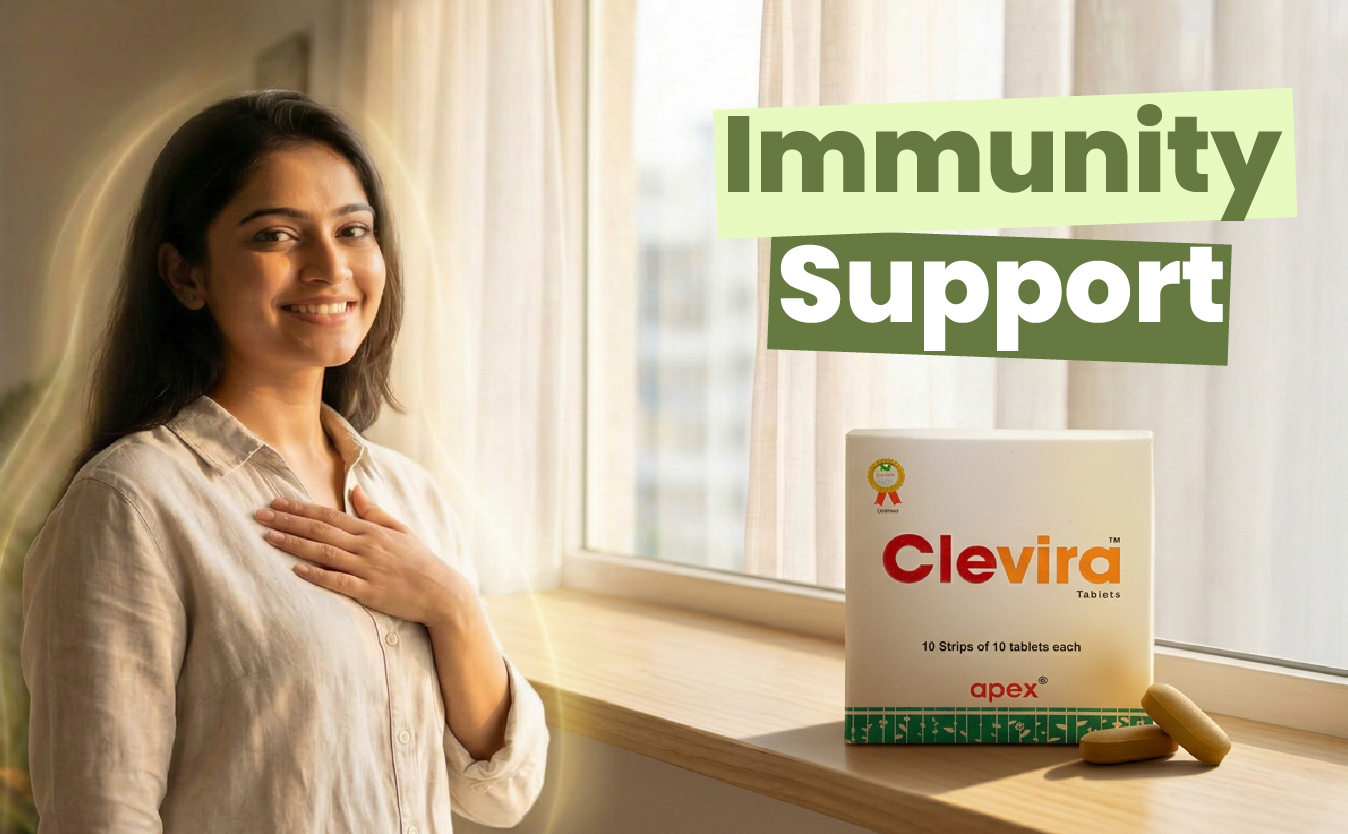 Green Milk Clevira Tablets | Ayurvedic Immune Support Supplement | Supports Immunity During Seasonal Flu & Viral Challenges | Helps Maintain Platelet Balance, Detox & Recovery | Herbal Immune Care Formula | 10×10 Tablets