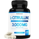 L Citrulline 3000mg Dodatek (240 Kapsle) Podpora L Arginine & Nitric Oxide Pills - L- Citrulline pro muže a ženy - Muscle Recovery & Pump Dodatek - 3. strana Testováno, Vegan, Non- GMO - USA Made