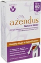Azendus Natural SAM- e pro zdraví jater 60 Počet, 400mg, 1 Doporučený formulář, Čisté, Přírodní, Stabilní, Farmaceutické stupňů stejné, Rychlá absorpce