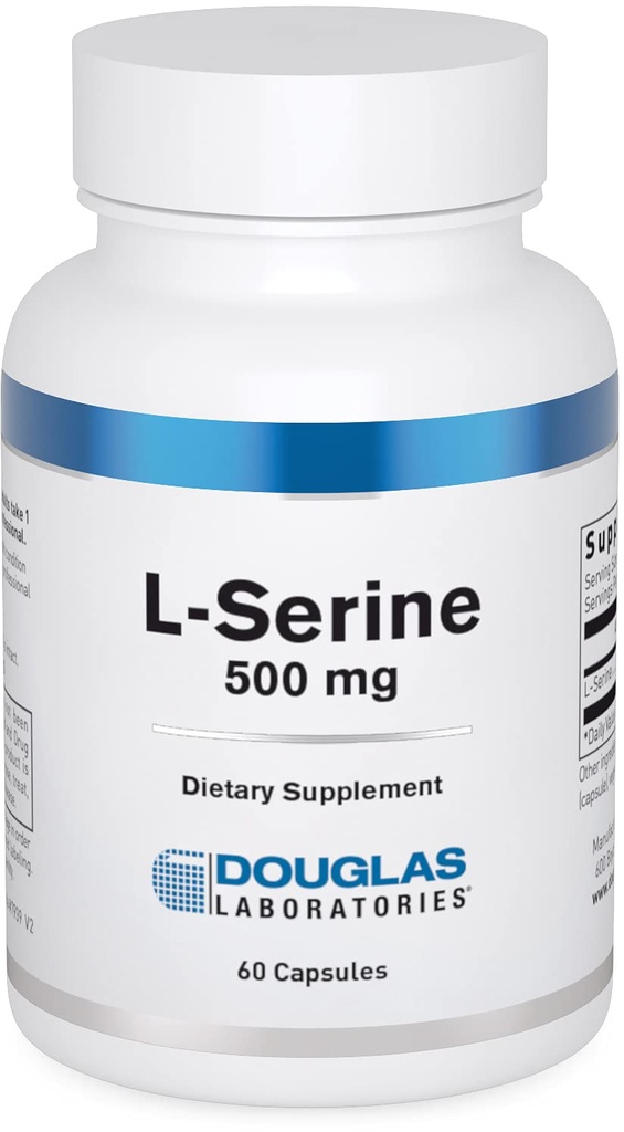 Douglas Laboratories L- Serine PHARMAN124; Amino Acid Supplement for Heart and Brain Health and Muscle Building * PHARMAN124; 60 Kapsle