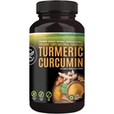 100% syrové a organické kurkuminové tobolky. Certified Organic, gluten- Free, Non- GMO, a Caffeine- Free. Vylepšená česnek, zázvor a černý pepř, 500mg, 120 Vegan Kapsle