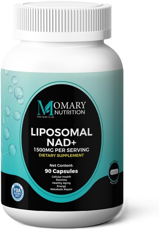 Lipozomální NAD + dodatek 124; Nejvyšší Hodnocené NAD doplňky pro ženy a muže s Resveratrol a japonský Knotweed Extract, Podpora Stamina, Metabolické opravy 124; Vegan, gluten zdarma, Non- GMO, 90 kapsle