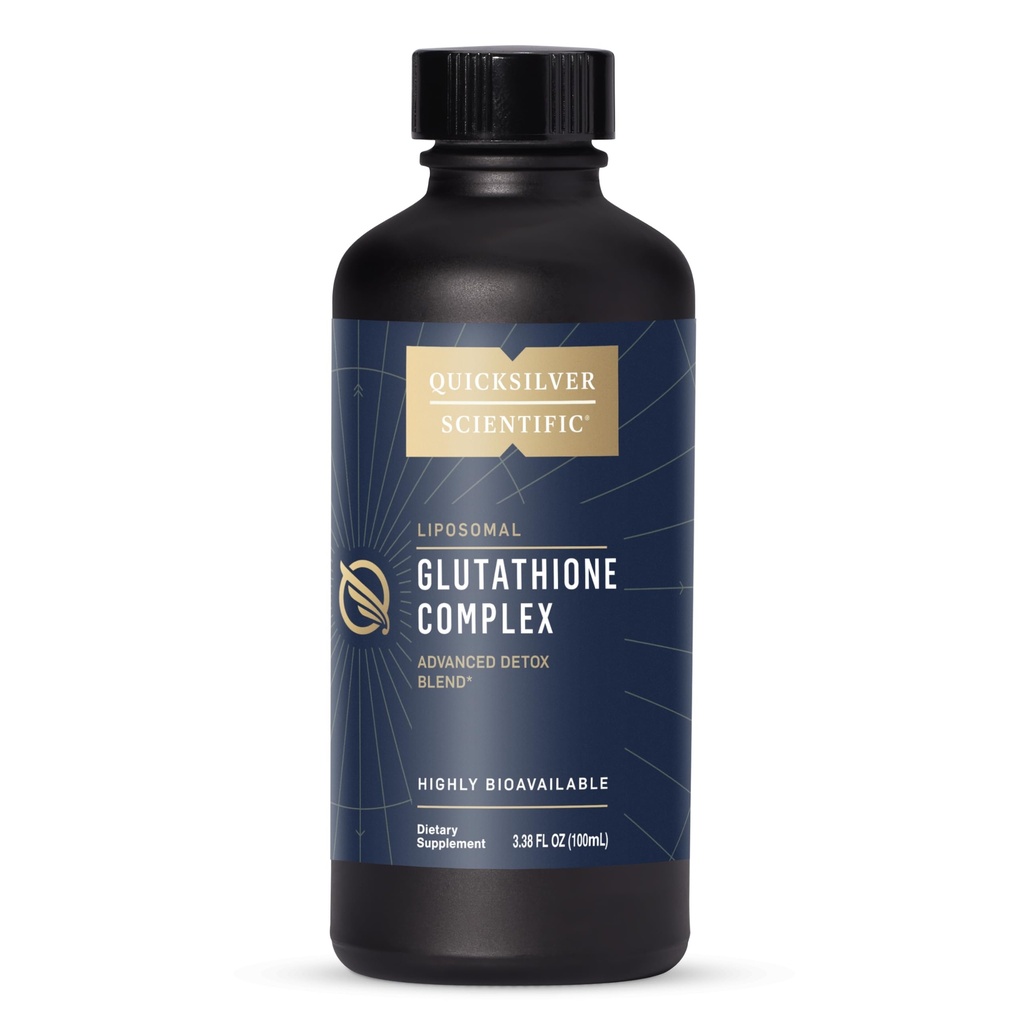 Quicksilver Scientific Glutathione Complex - Superior Absorption Antioxidant Supplement with Liquid Glutathione & Milk Thistle - Vitamin B Complex - dodatek pro denní použití (3.38 fl oz)