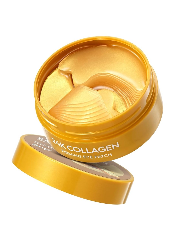 Snp 11,900mg Collagen + 24K Gold Firming Eye Patch 124; Wrinkles Firming Under Eye Patch 124; Zpřísnění a hydratace pro všechny pleti 124; Under Eye Patches for Dark Circles 124; Korean Skincare Eye Mask 124; 60 Patches