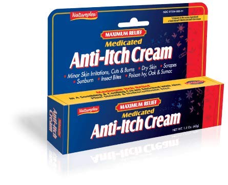 Maximální úleva medikovaná anti- itch krém 4 balení