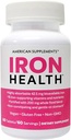 Zdraví železa 42, 5 Mg Non- constipating železo s 16 iron- podpůrné vitamíny a živiny včetně vitaminu C 60 Tablety