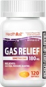 HealthA2Z ® Gas Relief Simethicone CLAS124; 180 MG CLAS124; Relieves from Stomach Discomfort and Gas CLAS124; Anti Flatulence CLAS124; Relieves Gas Fast (120 mg)