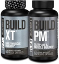 Jacked Factory AM & PM Muscle Building Appendix Stack - Building -XT Muscle Builder & Building PM Night Time Muscle Growth & Sleep Aid