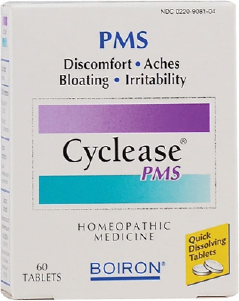 Boiron Cyclease Pms, 60 tablet, Homeopatická medicína pro Pms Relief