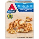 Atkins Snack Bar, Peanutty přetížení, 8g protein, 7g Fiber, 3g Net Carbs, Keto Friendly, 16 Počet