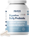 NYO3 Trávicí Probiotika 57 Bilion CFU 7 Kroužky, 60 Kapsle, Bloat Relief, Podporuje Digestion & Imunitní zdraví