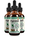 Thyrobin - Pokročilý doplněk pro podporu štítné žlázy - Liquid Delivery for Better Absorption - Jod, StringNettle, Kelp, Astragalus, Ashwagandha & Více!