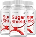 Sugar Shield Supplement, Sugar Shield Pills, Cugar Shield Extra Force Formule, Cugar Shield Advanced Formule Kapsle, Cugar Shield přírodní pilulky (3 balení - 180 Kapsle)