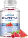 Sugar- Free Resveratrol Gummies, Potent 1500mg Resveratrol Dodatek, Podpora trávicího a imunitního zdraví, Mobilní regenerátor a opravy, Resveratrol dodatek pro antioxidační podporu