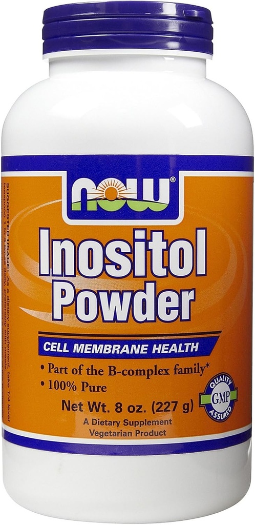 Nyní potraviny Inositol čistý prášek, 8- Ounce 2Pack