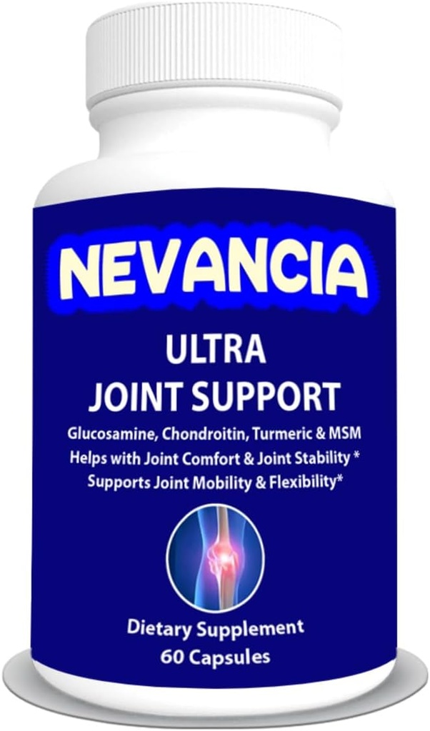 Ultra společná podpora - Glucosamine, Chondroitin, Turmeric, MSM, Boswellia, Bromelain, Methionin - Pomáhá se společným komfortem a stabilitou - Podporuje společnou flexibilitu a mobilitu - 60 Kapsle