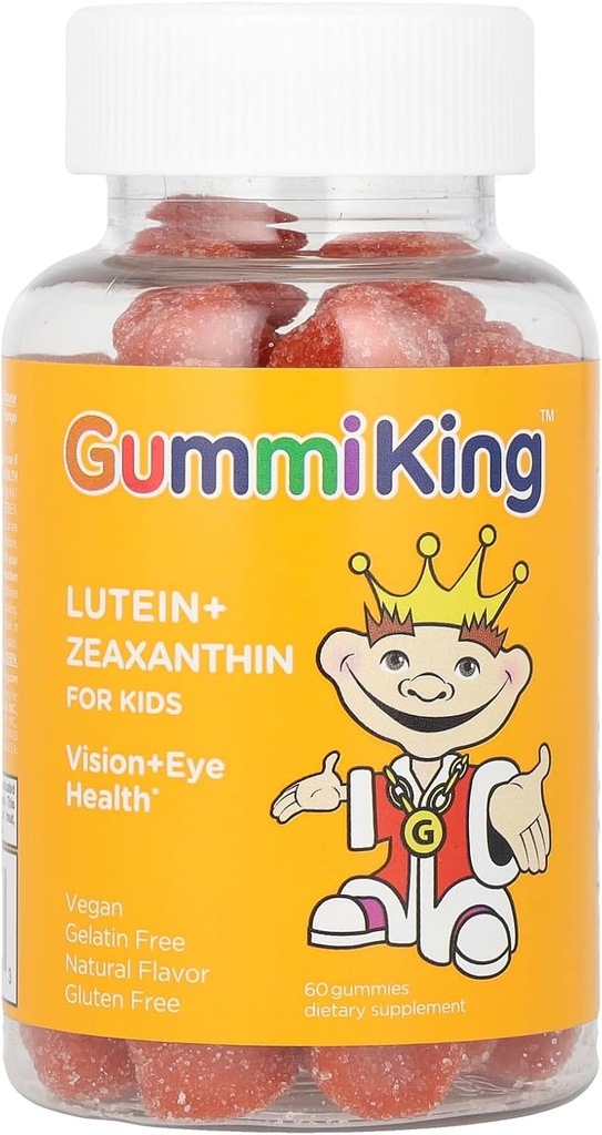 Gummi King Lutein + Zeaxanthin Gummi (dietní dodatek), přírodní Mango, 60 Počet
