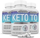 (3 Pack) Ketogenix Keto pilulky 1275MG Nová a vylepšená formule obsahuje jablečný ocet extra panenský olivový olej Powder Green Tea Leaf 180 Kapsle