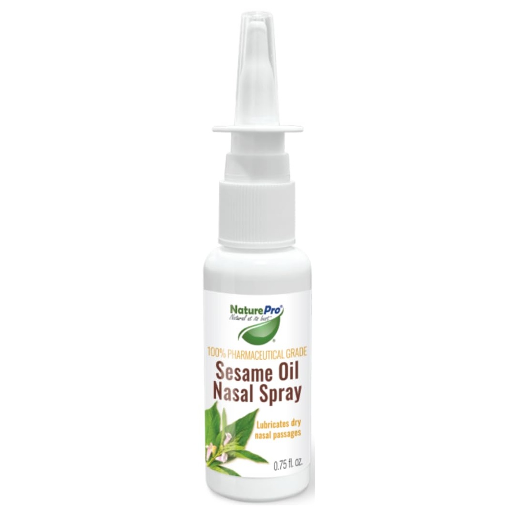 All- Natural Nasal Moisturizer Spray se 100% farmaceutický stupeň Sezame Oil 0.75f. Sooth & Moisturize Suchý nos, Nasal Lubricant & Decongestant pro Suchý nos pomoc