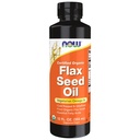 Nyní Potraviny doplňky, Certified Organic Flax Seed Oil Liquid, Chladnokrevný a nerafinované, 12- Ounce