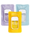 Touchland Power Mist Hydrating Hand Sanitizer Spray, BLOSSOM Trio Set (Lavender, Vanilla, Rainwater), 1 FL. OZ. Cestovní velikost (Sada 3)