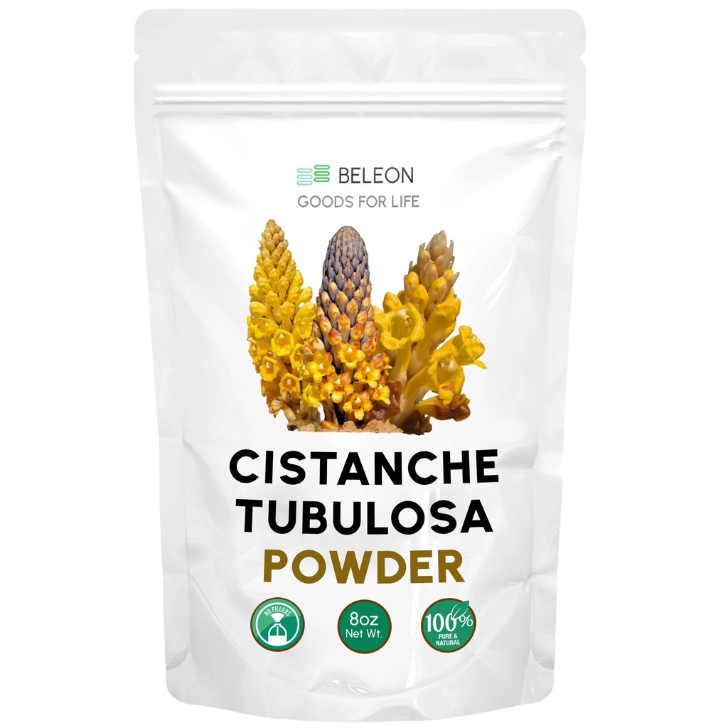 Cistanche Tubulosa Powder 8 oz - Doplněk, Promotes Energy, Cognitive Function, Pozitivní nálada