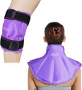 REVIX Knee Ice Pack pro zranění opakovaně použitelné a velký krk rameno Ice Pack Wrap pro Upper Back Pain Relief