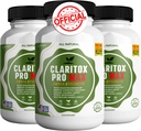 Claritox Pro Max Extra doplněk síly, Mood Booster, Kognitivní funkce Enhancer, 180 Kapsle (3)