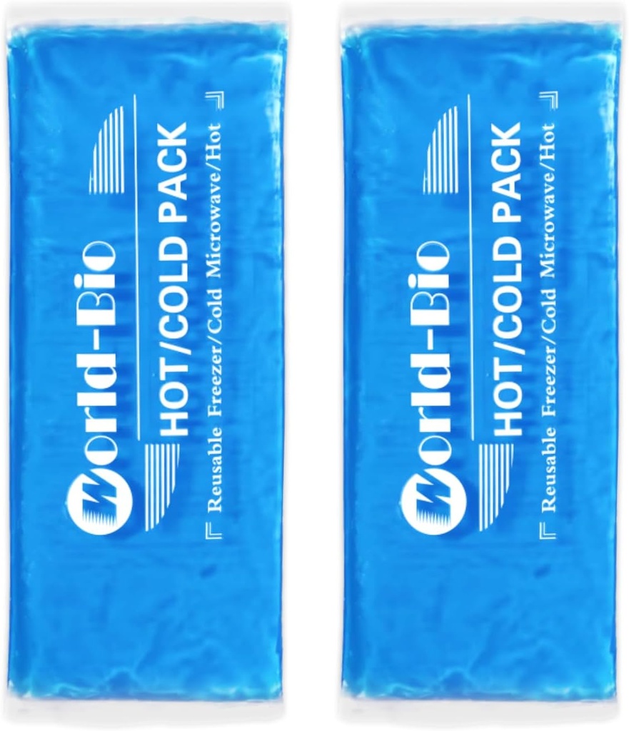 Gel měkké flexibilní ledové balíčky pro zranění opakovaně použitelné, 2Pack-12 "X 4.7", Mrazicí studený balíček, studené komprese Chlazení Gel Pad pro krk, kotník, kolena, noha, rameno, loket, wrist, nohy zranění bolest