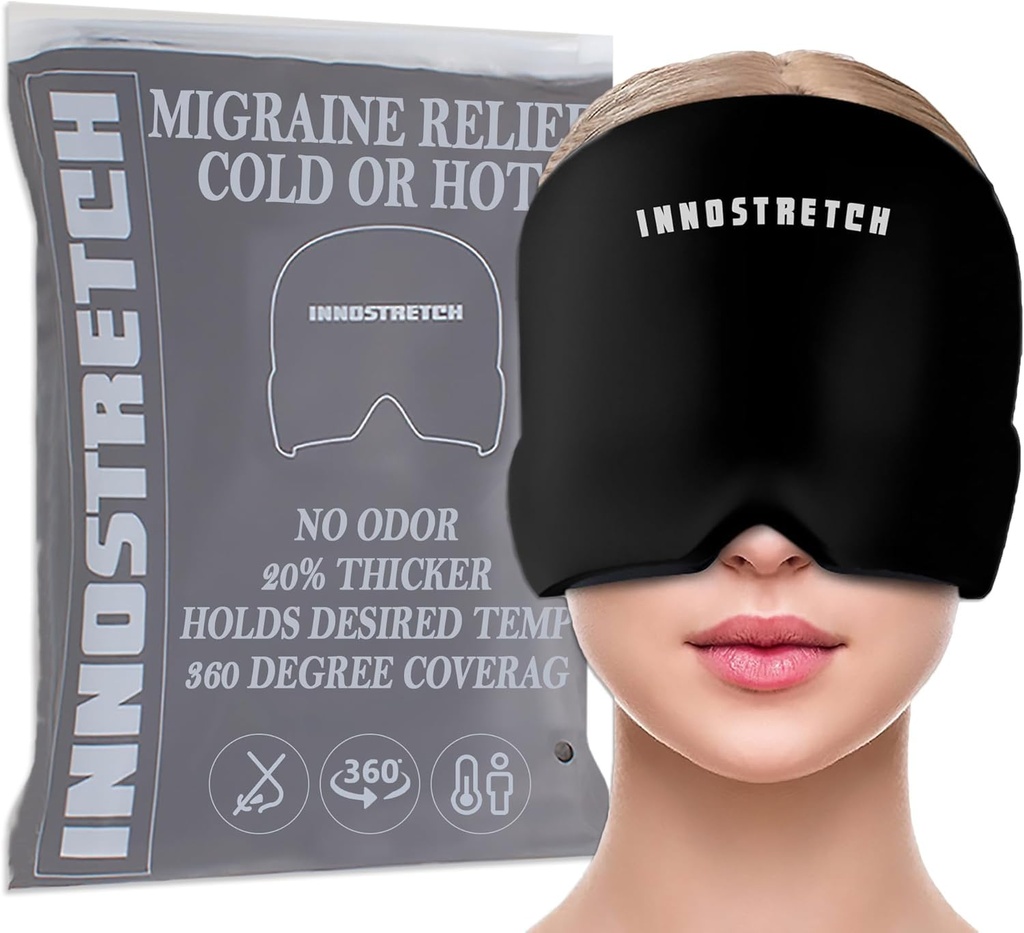 Bolest hlavy a migréna Relief Cap Led Klobouky pro migrény snížit intenzitu migrény Migréna hlava Wrap a Migréna Relief Maska Bolest hlavy Wrap použitý pro hlavu chladicí Wrap Migréna maska