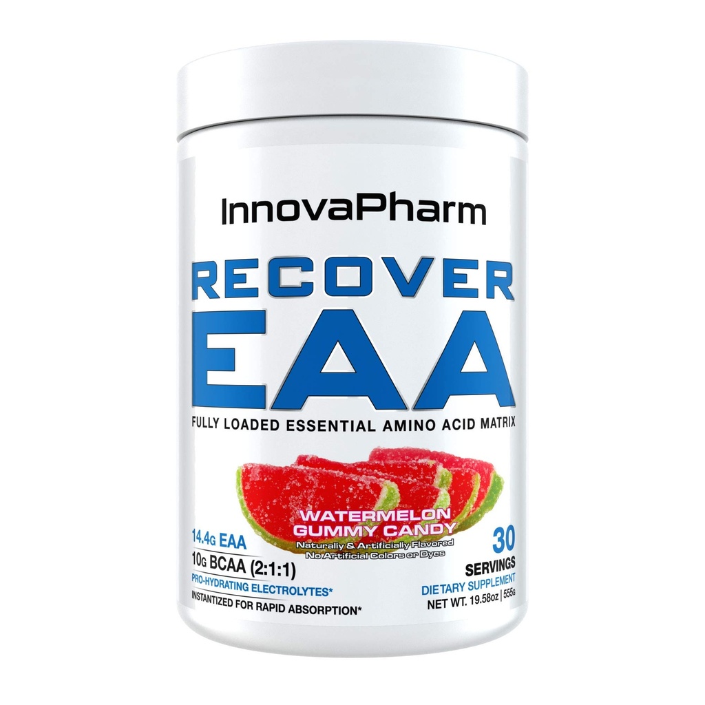 InnovaPharm Recover EAA Powder Meloun Gummy Candy 19.5 Ounces