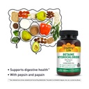Country Life Betaine Hydrochloride s Pepsin, 600mg, 100 tablet, Certified gluten zdarma