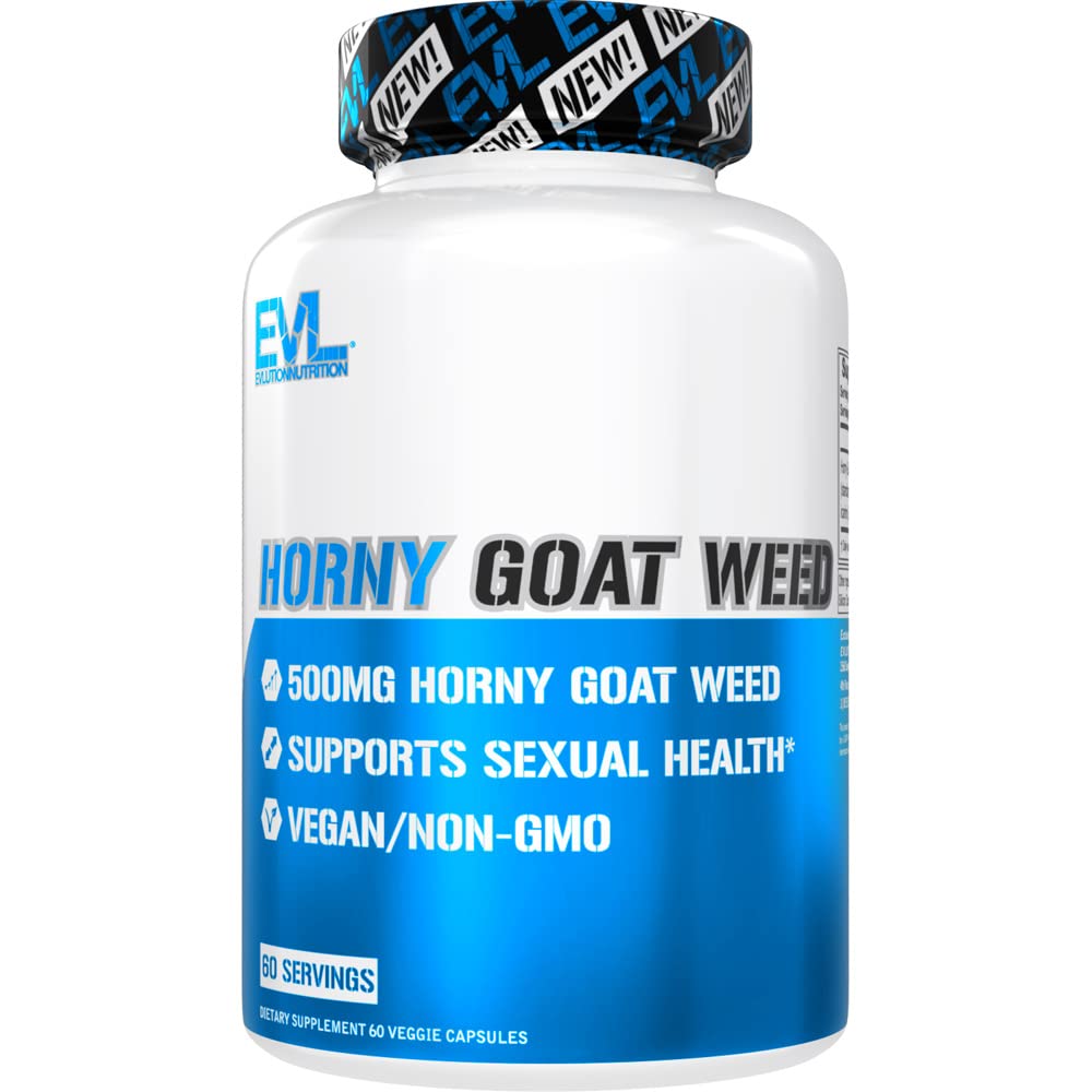 EVL Horny Kozí Tráva pro muže - Povzbuzující Muž Vylepšení Dodatek pro výkon Velikost energie a Stamina s Horny Kozí Tráva Extrakt - Muž Libido Booster Testosteron Dodatek pro muže