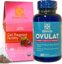 Tajemství čaj plodnost Bundle - plodnost Čaj a plodnost doplňky pro ženy, Prenatální vitamíny s Inositol, Vitex a Folát na pomoc podporu hormonální rovnováhy pro ženy