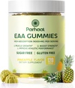 EAA Gummies 120 Gummies (Ananas), Essential Amino Acids - All 9 Essential Aminos (EAA) and All Branched- Chain Aminos (BCAA), Non- GMO, Gluten Free, Vegetarian Friendly