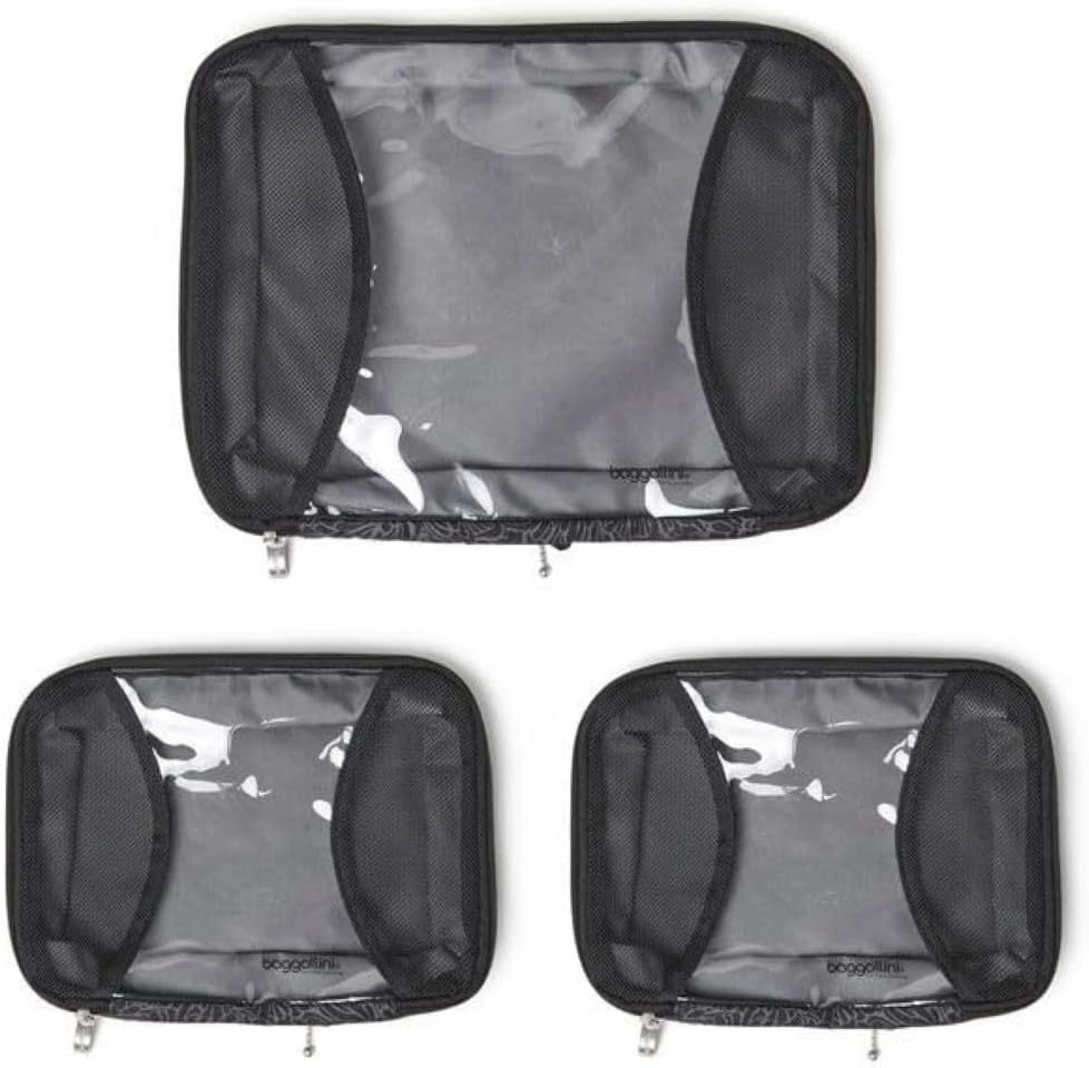 Baggallini Kompression Cube 3ks set - Lehké Kompression Balení Kostky pro cestování