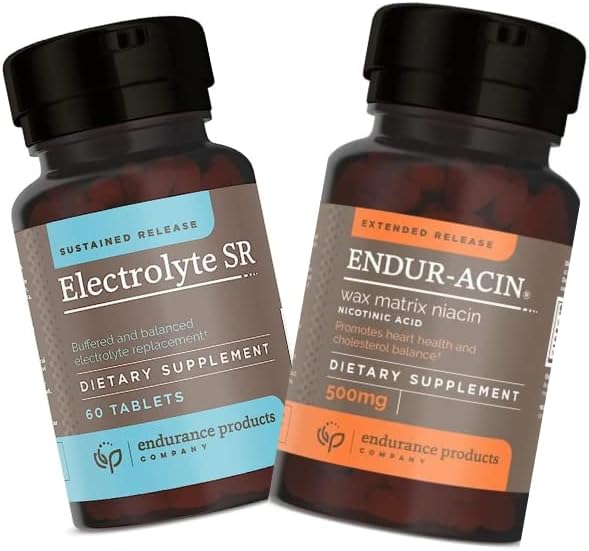 Endur Electrolyte SR a ENDUR- ACIN Niacin - Vitamin B3 Niacin 500mg Rozšířené uvolňování