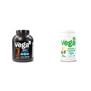Vega Sport Premium Vegan Protein Powder Chocolate (45 Servings) 30g Plant Based Protein & Protein and Green Protein Powder, Vanilla - 20g Plant Based Protein Plus Veggies