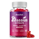Citrát draselný 1000mg Žvýkačky, dodatek draselný pro dospělé ženy a muže, podpora nohou křeče a svalové zdraví, 60 Žvýkačky