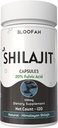 Shilajit Kapsle 500mg CLAS124; 20% Extract Čištěný Ashaltum CLAS124; Přírodní bylinný dodatek CLAS124; Non- GMO, gluten-Free, GMP- Certified CLAS124; Snadno polykat (120 Počet (balení po 1))