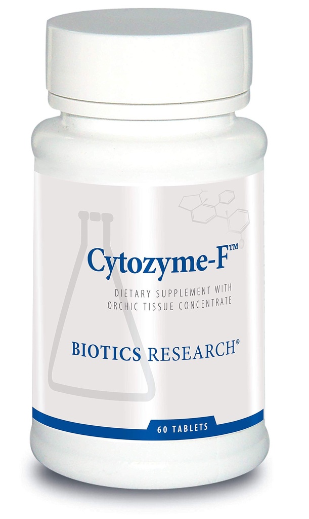 Biotika Výzkum Cytozyme F Žena Support Formule, Podporuje endokrinní funkce, Glandulární zdraví, Zdraví žen, Potenciální antioxidační aktivita, SOD, Catalase. 60 tablet