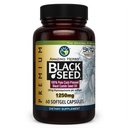 Úžasné Byliny Premium Black Seed Oil Kapsle - Vysoká potence, studená tlak Nigella Sativa AIDS v trávicím zdraví, imunitní podpora a funkce mozku - 60 Počet, 1250mg