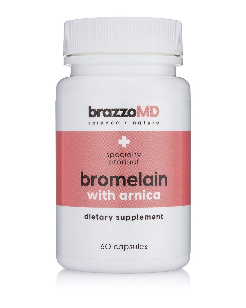 brazzoMD Bromelain s Arnicou - Dietní dodatek - 60 Kapsle