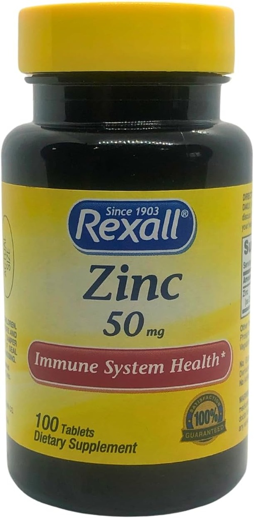 Rexall Zinek 50 mg - 100 tablet