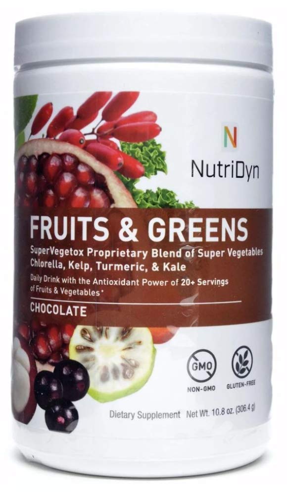 NutriDyn Ovoce a zelené Super vegetox Proprietární směs Super zeleniny, Chlorella, Kelp, Kurkuma & Kale, Certified Organic 306.4 Grams