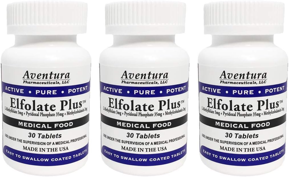 Plus ® 3mg 3 balení L- methylfolát methyl folát methylfolát lékařský doplněk stravy Profesionální síla aktivní čistý potenciál 30 tablet